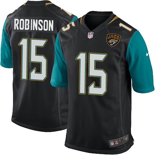 Men's Game Allen Robinson Nike Jersey Black Alternate - #15 NFL Jacksonville Jaguars